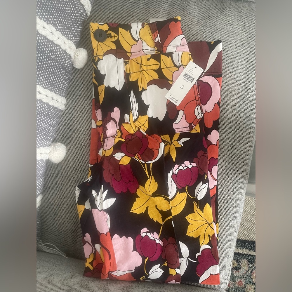 Anthropologie Maeve The Colette Cropped Wide Leg Trousers - Picture 5 of 6